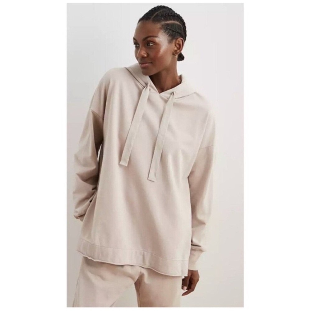 AERIE Loungecore Sunwashed Desert Oversized Hoodie Pullover Sweatshirt Size XS